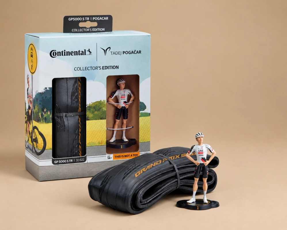 Continental presenta el nuevo GP 5000 S TR edición Pogačar
